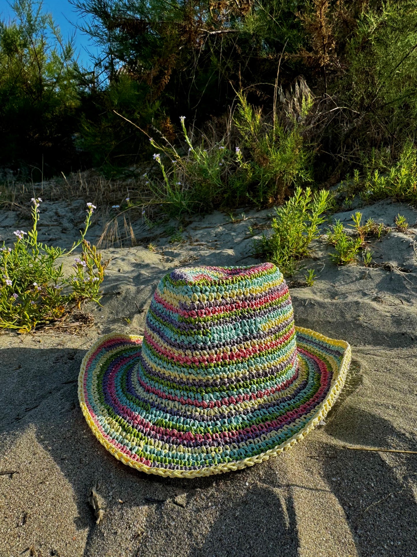 Knitted Hat “Cotton Candy”