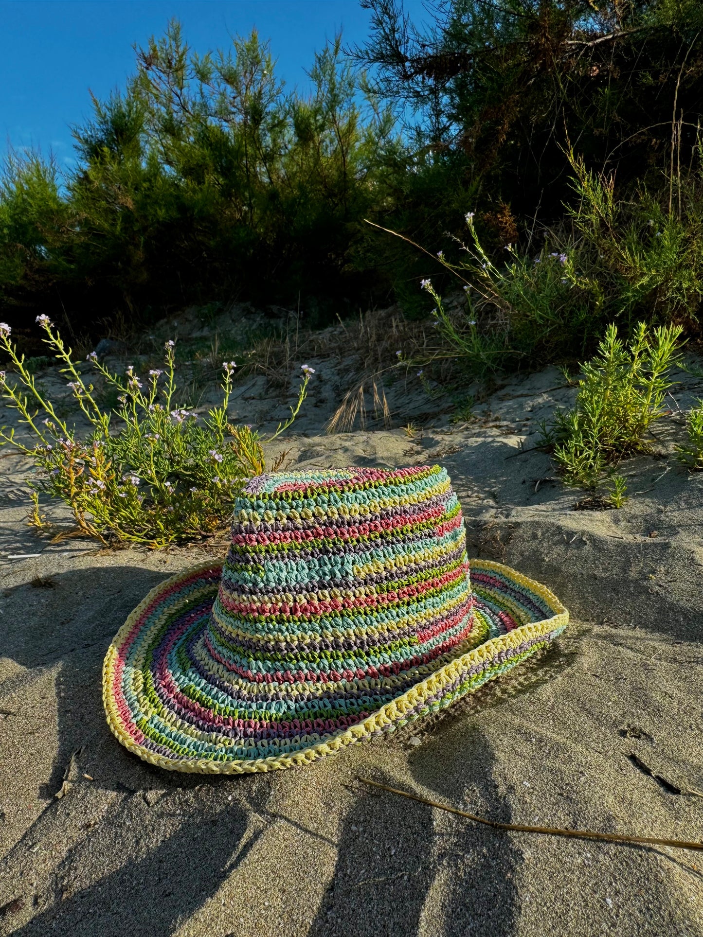 Knitted Hat “Cotton Candy”