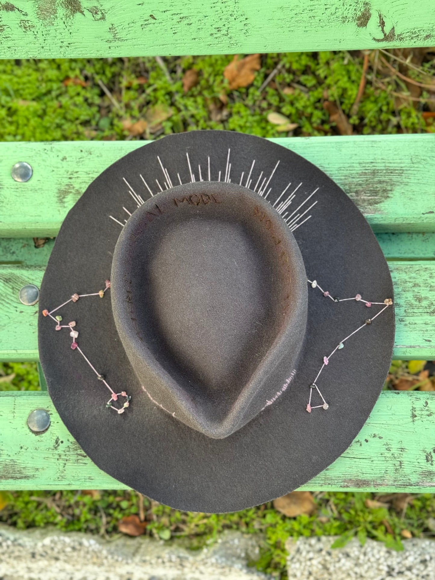 Шапка Федора “Pink precious” Fedora madhatter