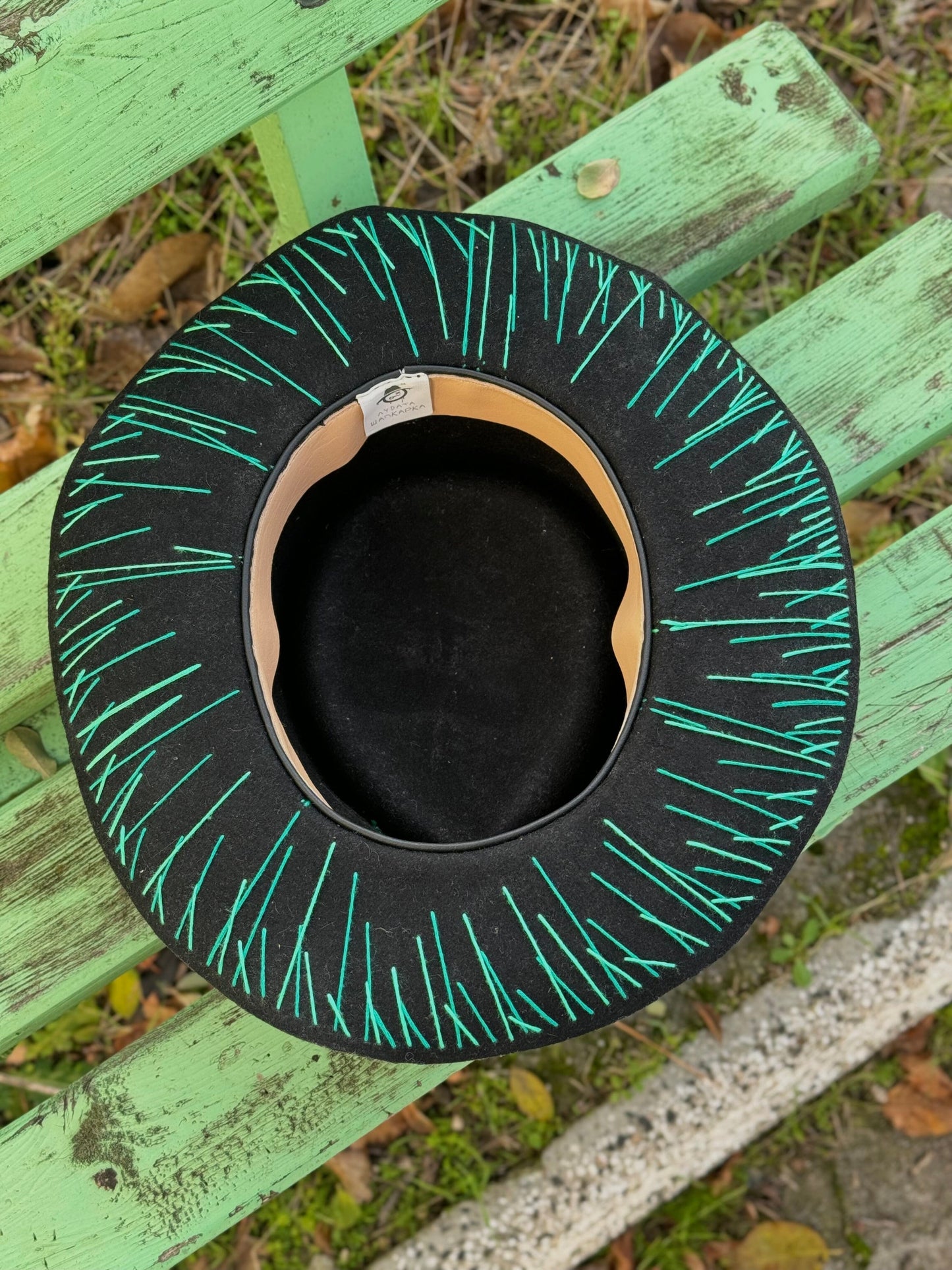 Шапка Федора “Turquoise” Fedora madhatter