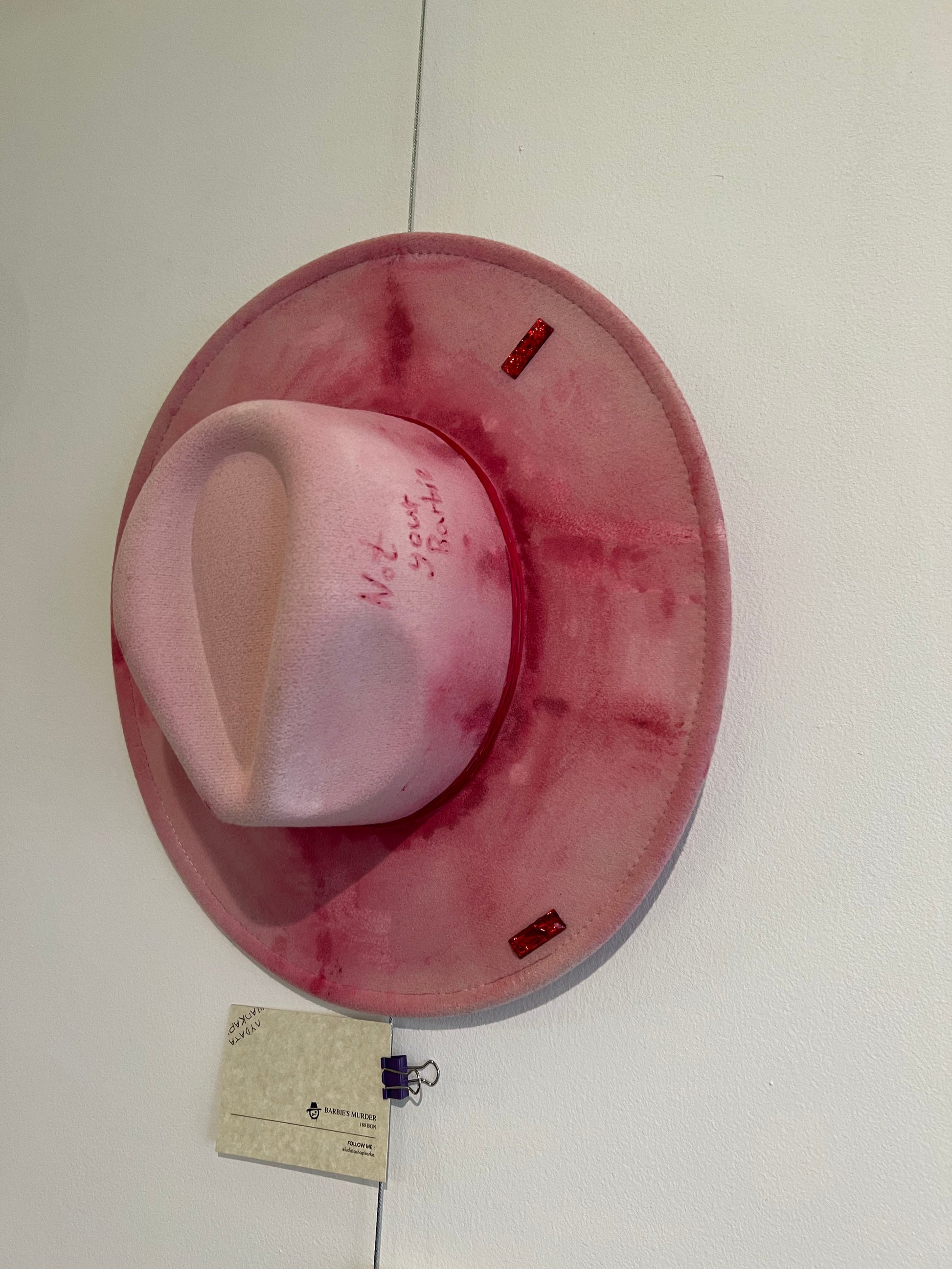 Широка федора "Barbie's Murder" Ludata Shapkarka