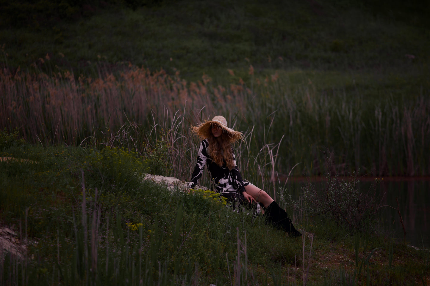 Сламена федора "Starfish" madhatter