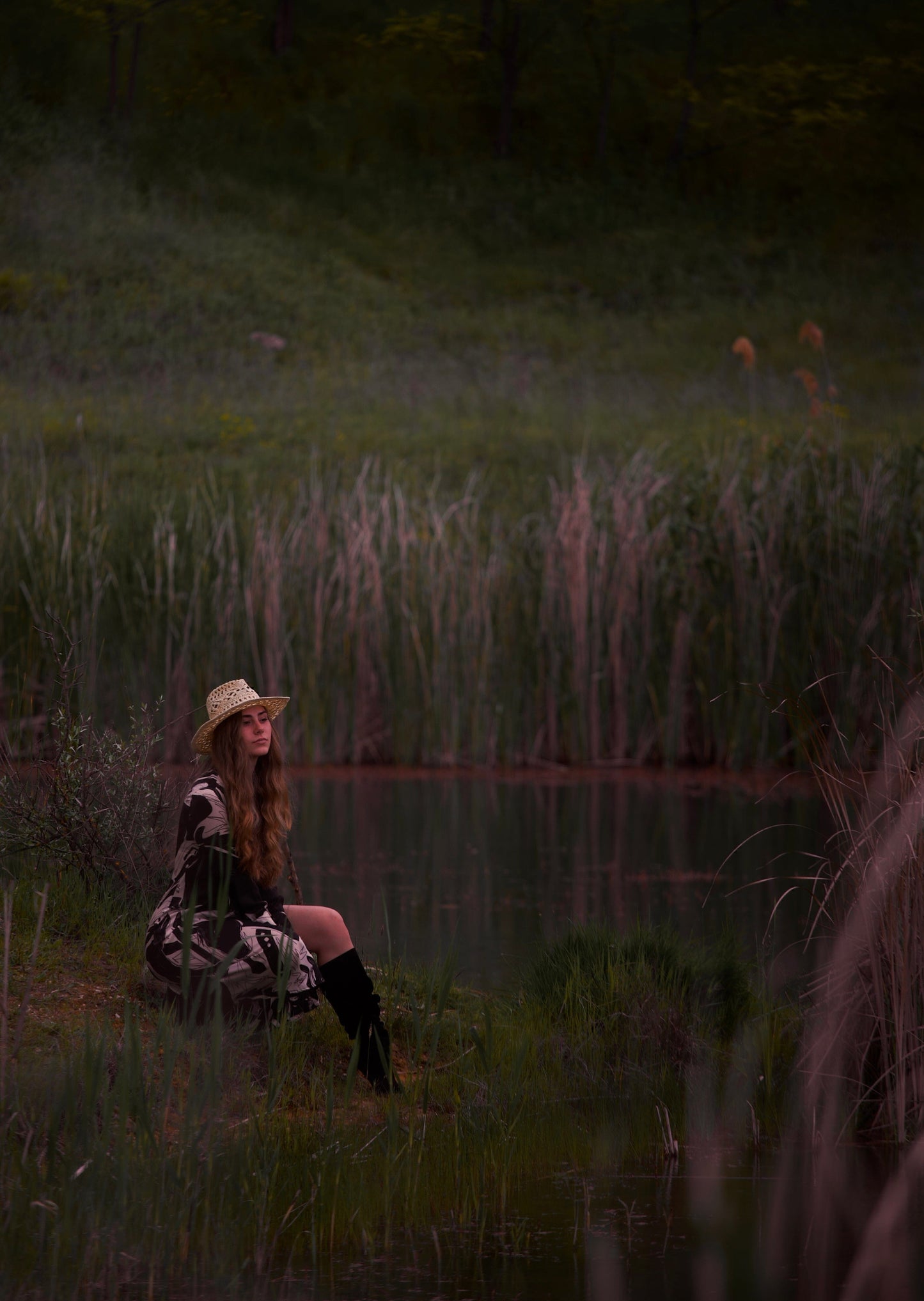 Сламена федора "Wild Flower" madhatter