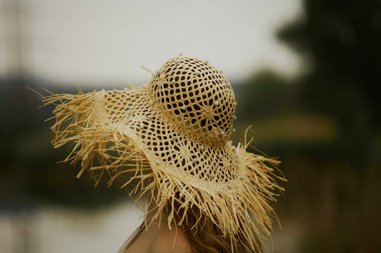 Сламена шапка "Aquamarine" madhatter