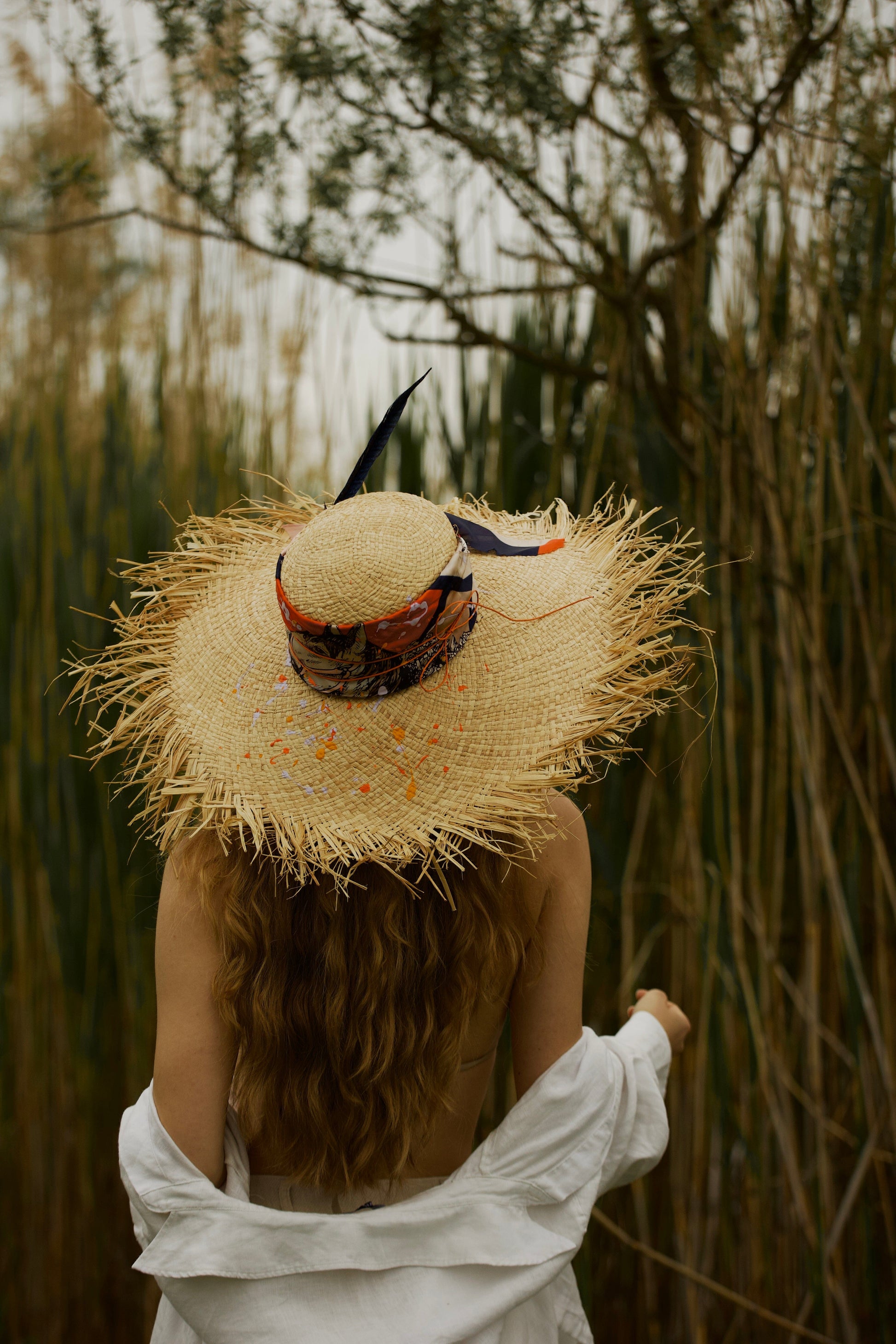 Сламена шапка "Ride with me" madhatter