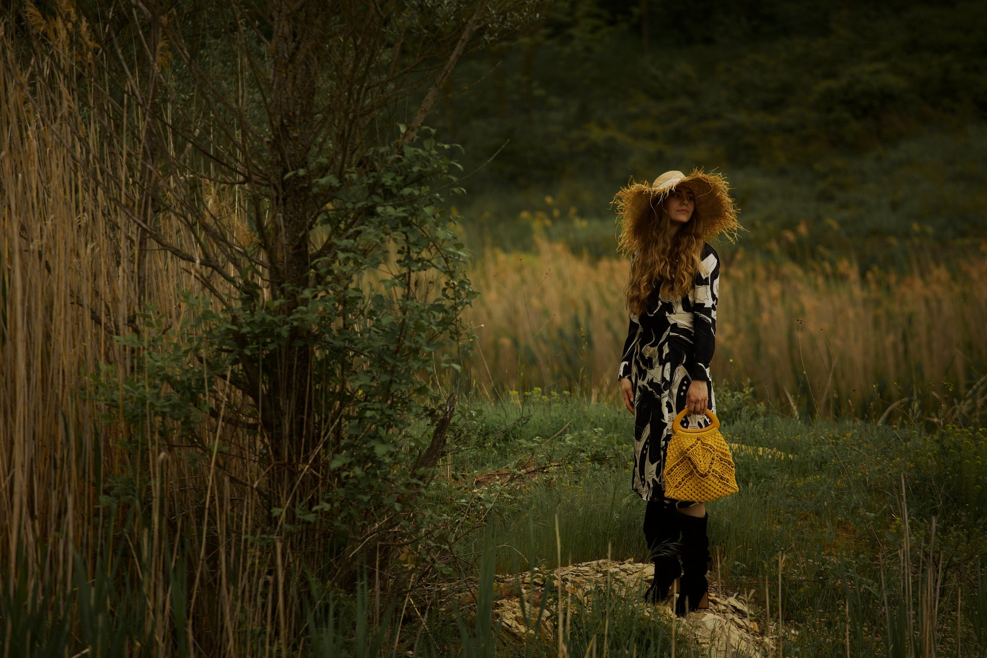 Чанта "Mustard" madhatter 