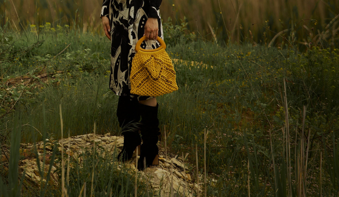 Чанта "Mustard" madhatter 