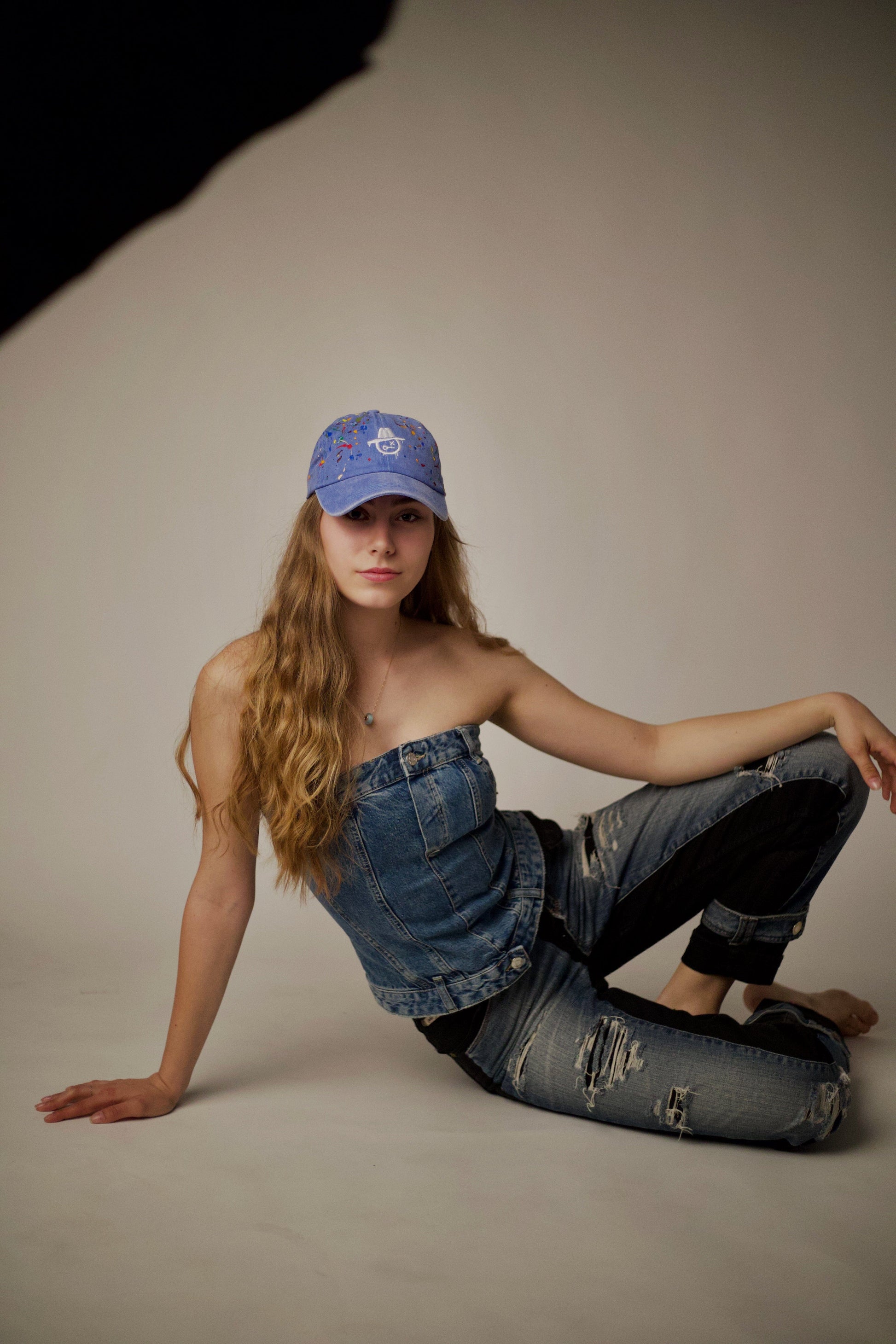 LIGHT DENIM MAD CAP Ludata Shapkarka 